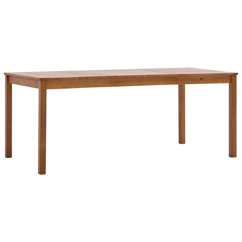 Maison Madeleine -  9 Piece Dining Set Pinewood Honey Brown